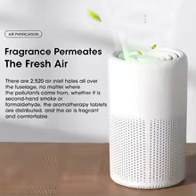 Air Purifier Portable Air Purifier Household Air Cleaner With HEPA Filter Air Freshener Odor Remover Air Cleaner