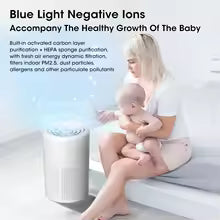Air Purifier Portable Air Purifier Household Air Cleaner With HEPA Filter Air Freshener Odor Remover Air Cleaner