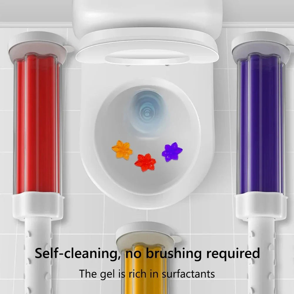 EasyCleanShop™ Toilet Aromatic Cleaner Gel Remove Odors Leave Flower
